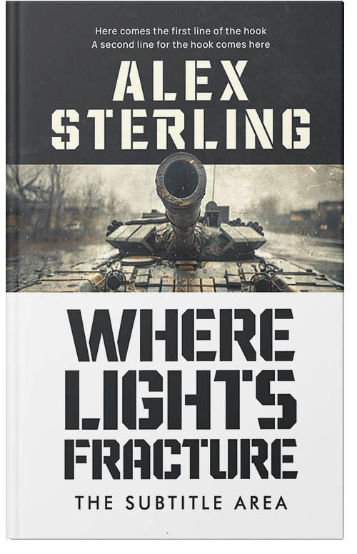 Front view of Premade Historical Book Cover - Moon Mist #36589 | BookCoverZone*