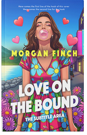 Premade Book Cover Indigo
