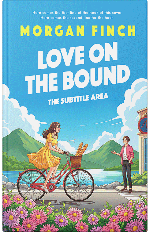 Front view of Premade Romance Book Cover - Grain Brown