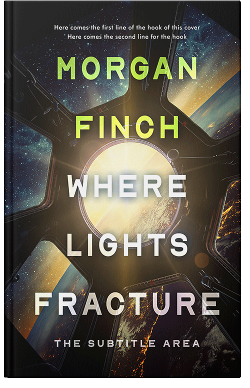 Front view of Premade Science Fiction Book Cover - Cocoa Brown