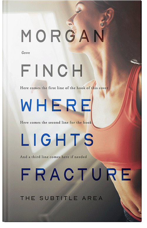 Front view of Premade Sports & Fitness Book Cover - Quicksand #36625 | BookCoverZone*