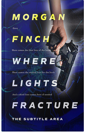 Premade Book Cover Black