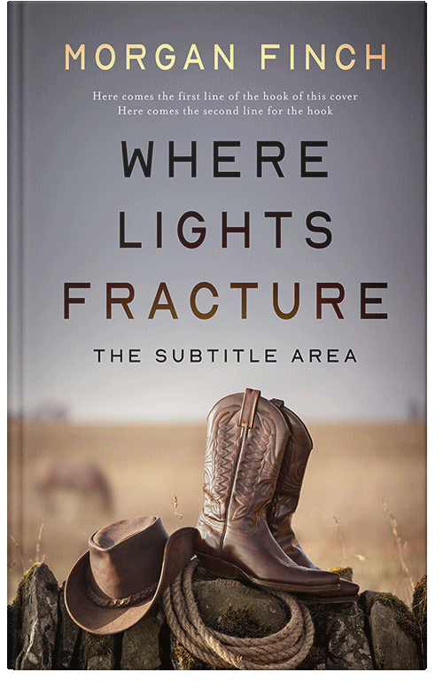 Front view of Premade Western Book Cover - Venus #36647 | BookCoverZone*
