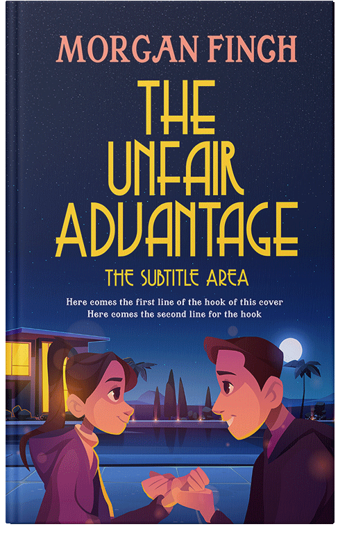 Front view of Premade Teen & Young Adult Book Cover - Di Serria #36662 | BookCoverZone