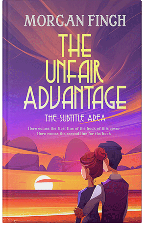Premade Book Cover Plum