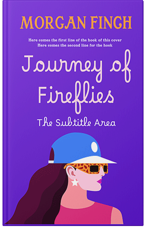 Premade Book Cover Purple Heart