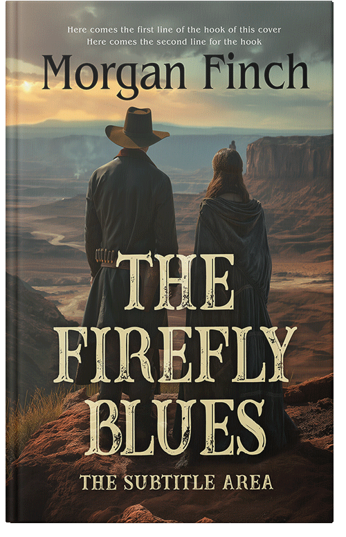 Front view of Premade Western Book Cover - Armadillo #36694 | BookCoverZone