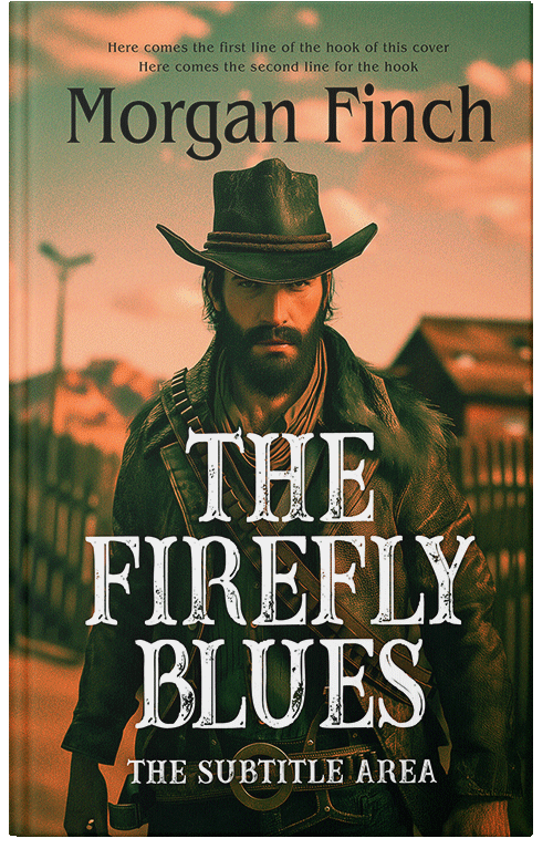 Front view of Premade Western Book Cover - Tonys Pink #36695 | BookCoverZone