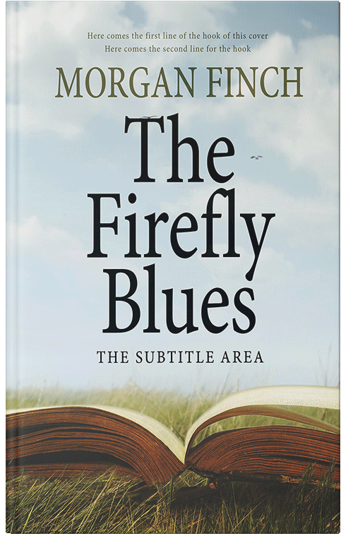 Front view of Premade Poetry Book Cover - Geyser #36746 | BookCoverZone*