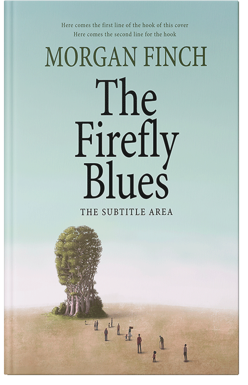 Front view of Premade Poetry Book Cover - Conch #36747 | BookCoverZone*