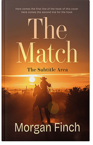 Premade Book Cover Brown Derby