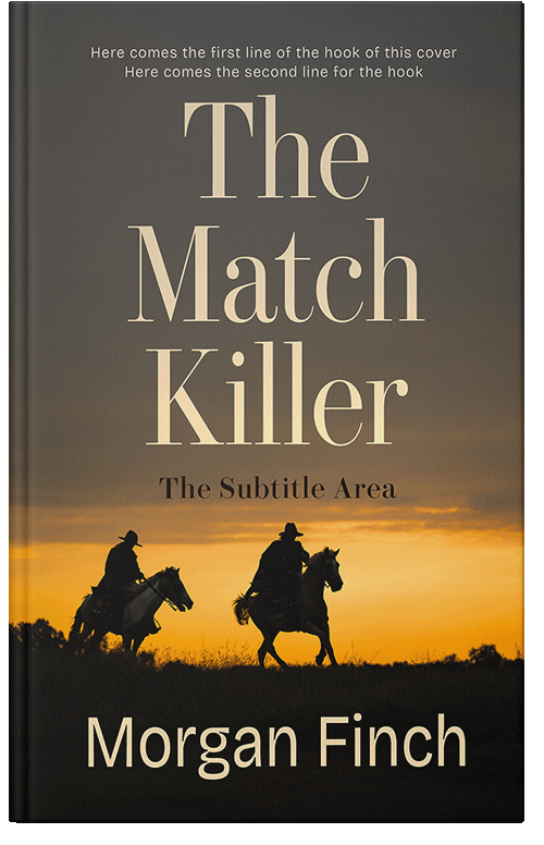 Front view of Premade Western Book Cover - Armadillo #36760 | BookCoverZone*