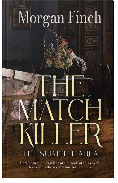 Front view of Premade Mystery & Thriller & Suspense Book Cover - Coffee Bean #36766 | BookCoverZone*