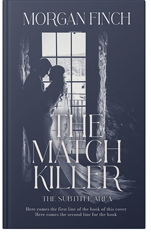 Premade Book Cover Oxford Blue