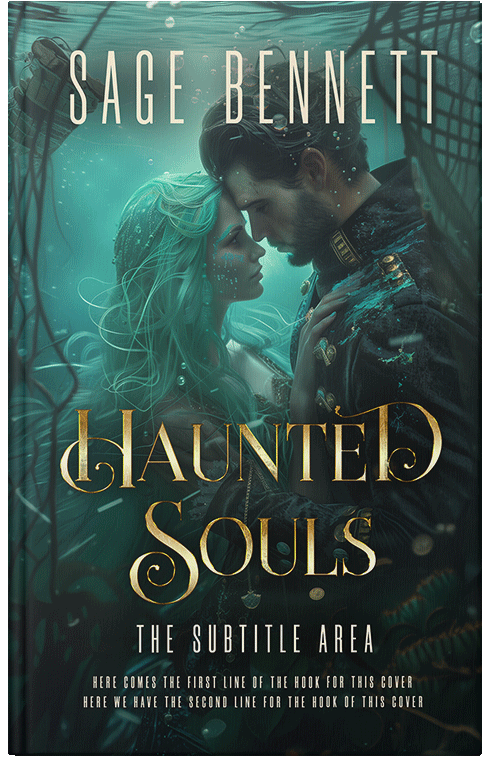 Front view of Premade Fantasy Book Cover - Timber Green #36772 | BookCoverZone*