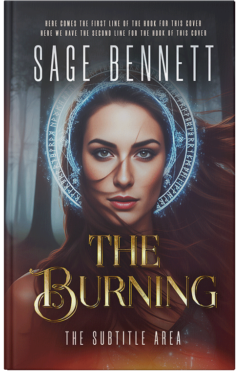 Front view of Premade Fantasy Book Cover - Thunder #36790 | BookCoverZone*