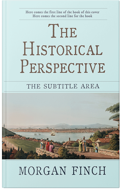 Front view of Premade History Book Cover - Mystic #36801 | BookCoverZone*