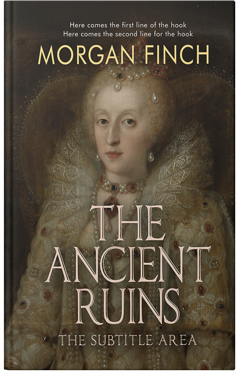 Front view of Premade Historical Book Cover - Lisbon Brown #36817 | BookCoverZone*