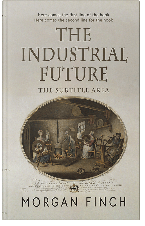 Front view of Premade History Book Cover - Swirl #36824 | BookCoverZone