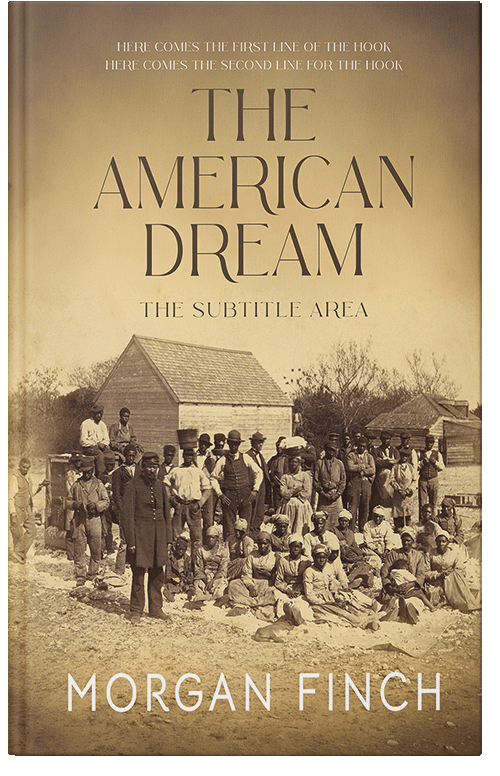 Front view of Premade History Book Cover - Gimblet #36826 | BookCoverZone