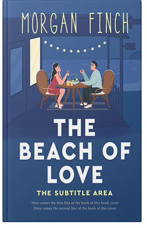 Premade Book Cover Chambray