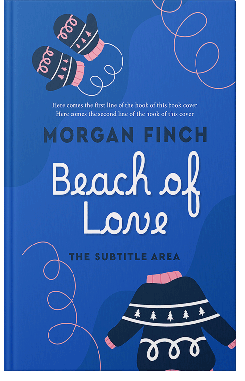 Front view of Premade Romance Book Cover - Denim #36859 | BookCoverZone*