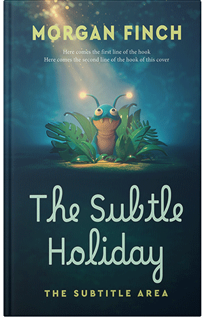 Premade Book Cover Elephant