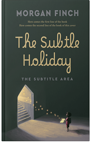 Premade Book Cover Outer Space