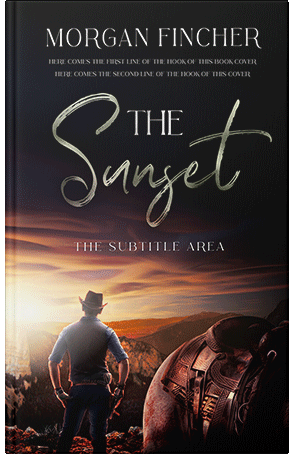 Premade Book Cover Tan