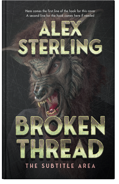 Front view of Premade Horror Book Cover - Mine Shaft #36949 | BookCoverZone*