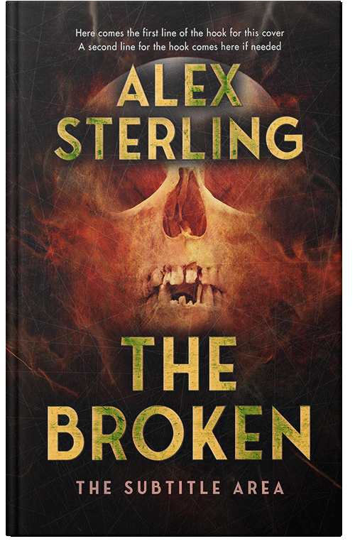 Front view of Premade Horror Book Cover - Tussock #36953 | BookCoverZone*