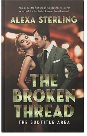 Premade Book Cover Taupe