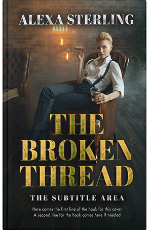 Premade Book Cover Log Cabin