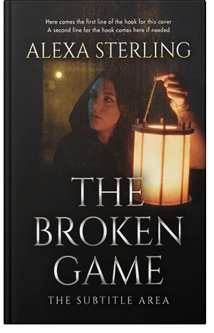 Premade Book Cover Tan