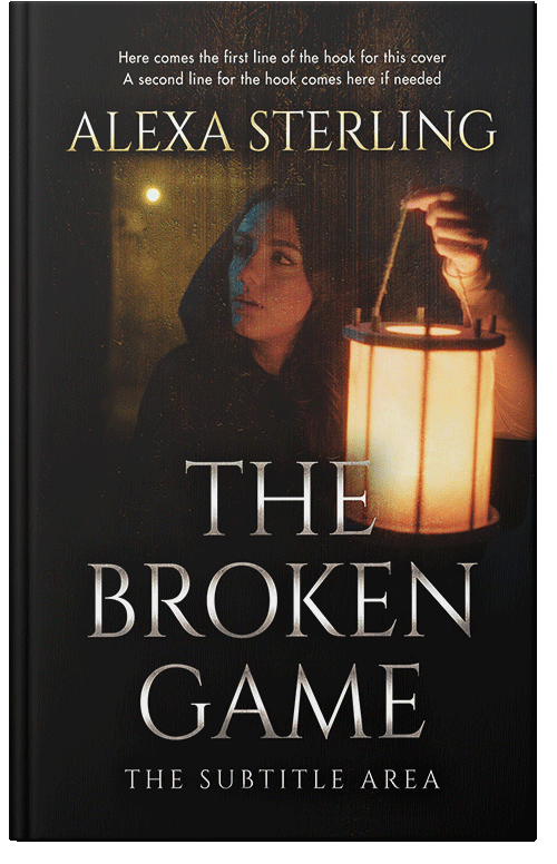 Front view of Premade Mystery & Thriller & Suspense Book Cover - Tan #36974 | BookCoverZone*