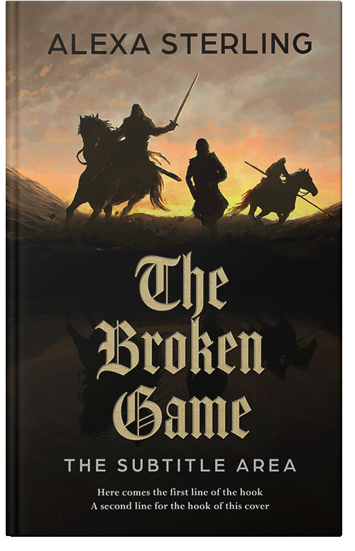 Front view of Premade Fantasy Book Cover - Oil #36999 | BookCoverZone