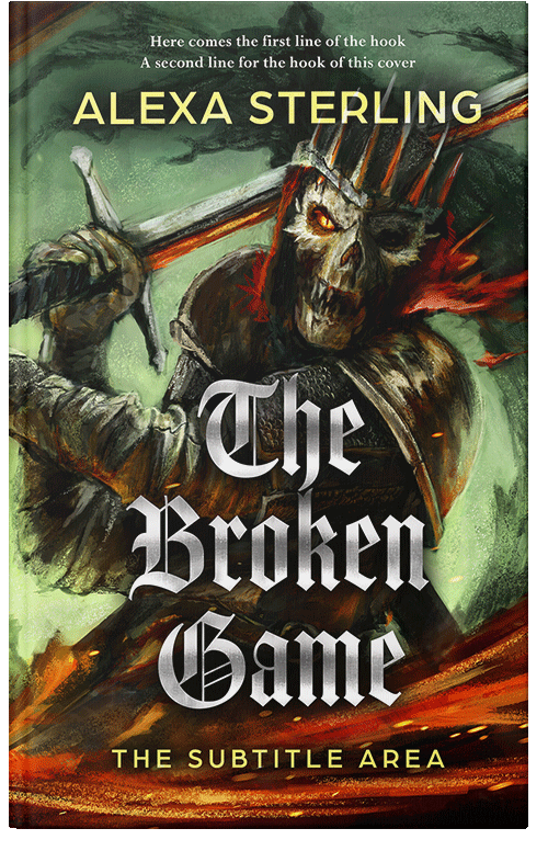 Front view of Premade Fantasy Book Cover - Sorrell Brown #37001 | BookCoverZone
