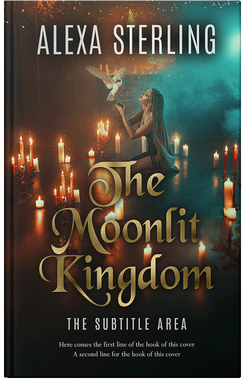 Front view of Premade Fantasy Book Cover - Log Cabin #37011 | BookCoverZone*