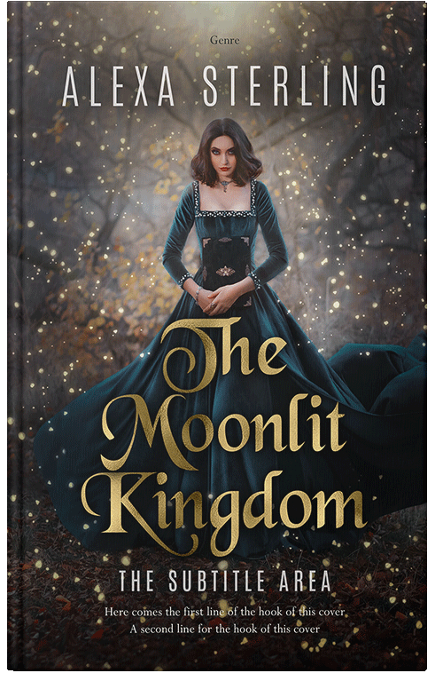 Front view of Premade Fantasy Book Cover - Thunder #37021 | BookCoverZone*