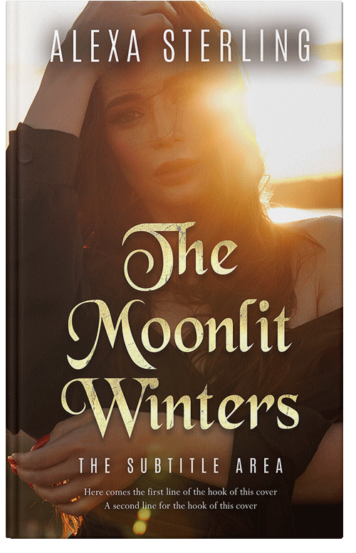Front view of Premade Romance Book Cover - Deep Oak #37031 | BookCoverZone*