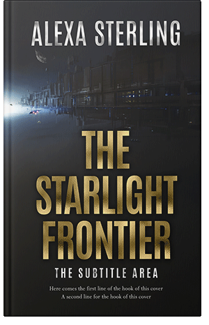 Premade Book Cover Shark