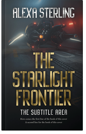 Premade Book Cover Shark