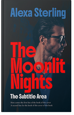 Premade Book Cover Alizarin Crimson