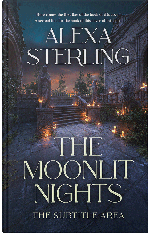 Front view of Premade Horror Book Cover - Ebony Clay #37078 | BookCoverZone*