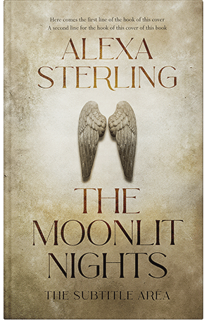 Premade Book Cover Soft Amber