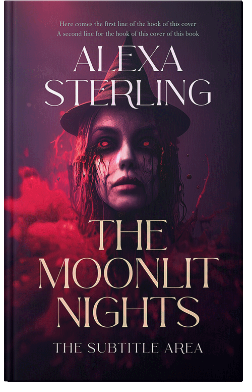 Front view of Premade Horror Book Cover - Loulou #37087 | BookCoverZone*