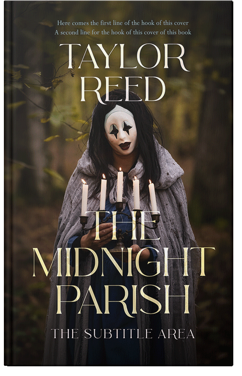 Front view of Premade Horror Book Cover - Oil #37092 | BookCoverZone*