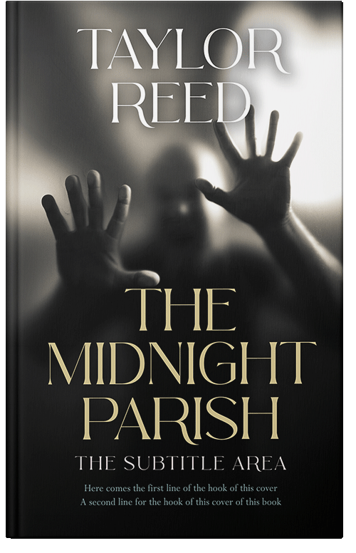 Front view of Premade Horror Book Cover - Bison Hide #37095 | BookCoverZone*