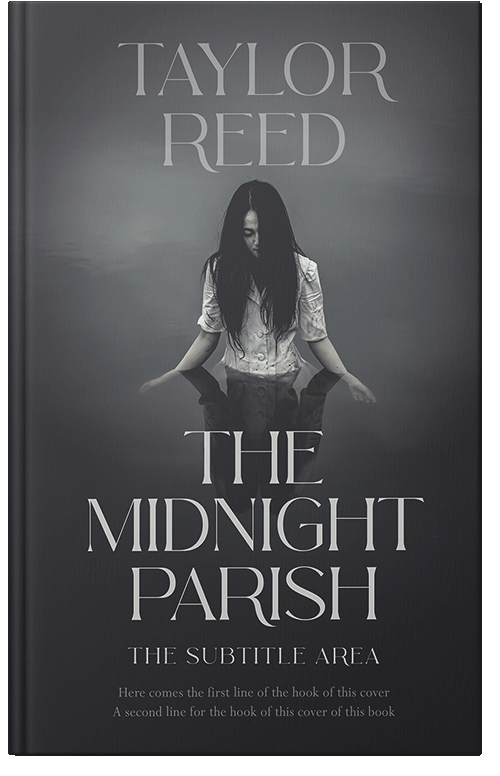 Front view of Premade Horror Book Cover - Mako #37106 | BookCoverZone*
