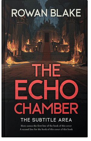 Premade Book Cover Terracotta